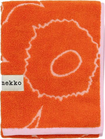 Serviette Piirto Unikko 50x100 cm - Burnt orange-pink - Marimekko