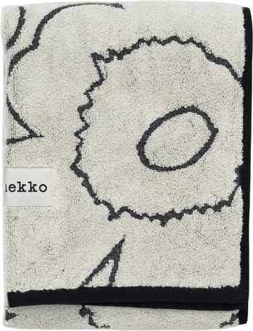 Serviette Piirto Unikko 50x100 cm - Ivory-black - Marimekko