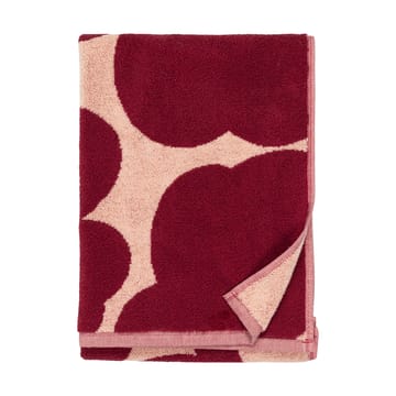 Serviette Unikko 50x70 cm - Pink-dark cherry - Marimekko