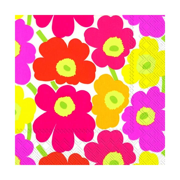 Serviettes Mini Unikko, Lot de 20 - Multi - Marimekko