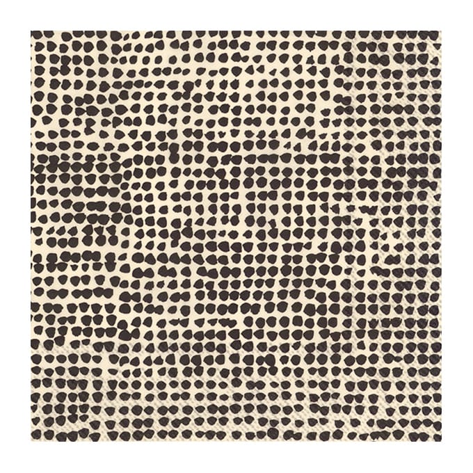 Serviettes Orkanen 33x33 cm, Lot de 20 - Linen black - Marimekko