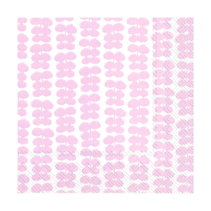 Serviettes Roopertti 33x33 cm, Pack de 20, Rosier Marimekko