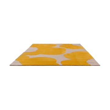 Tapis en laine Iso Unikko - Yellow, 170x240 cm - Marimekko