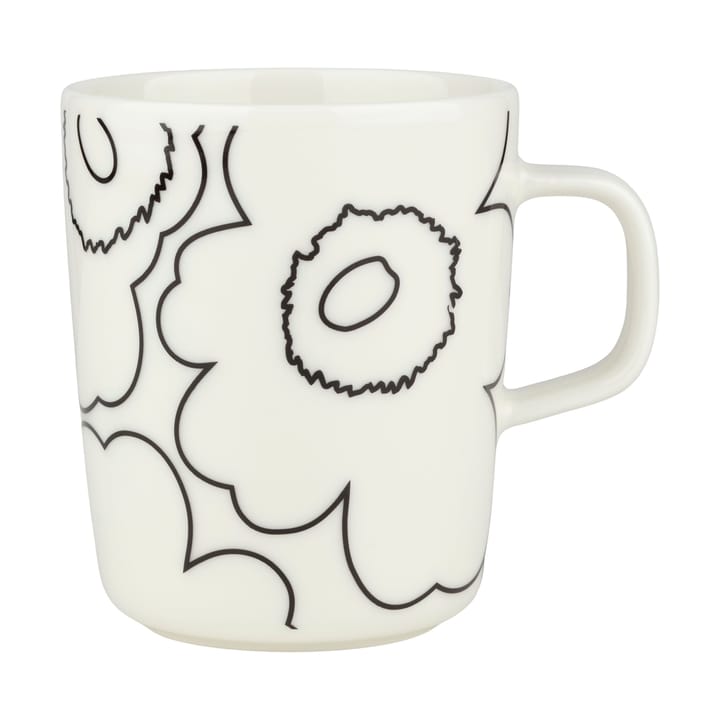 Tasse Piirto Unikko 2,5 dl - White-black - Marimekko