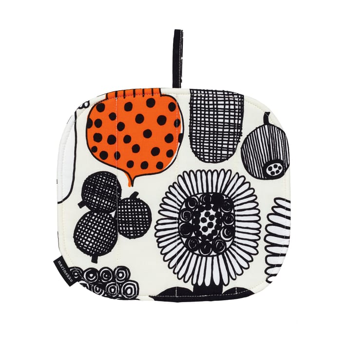 Tehuva Puutarhurin parhaat - White-black-orange - Marimekko