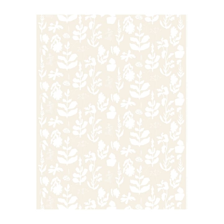 Tissu Elokuun Varjot voile de coton, Beige-blanc Marimekko