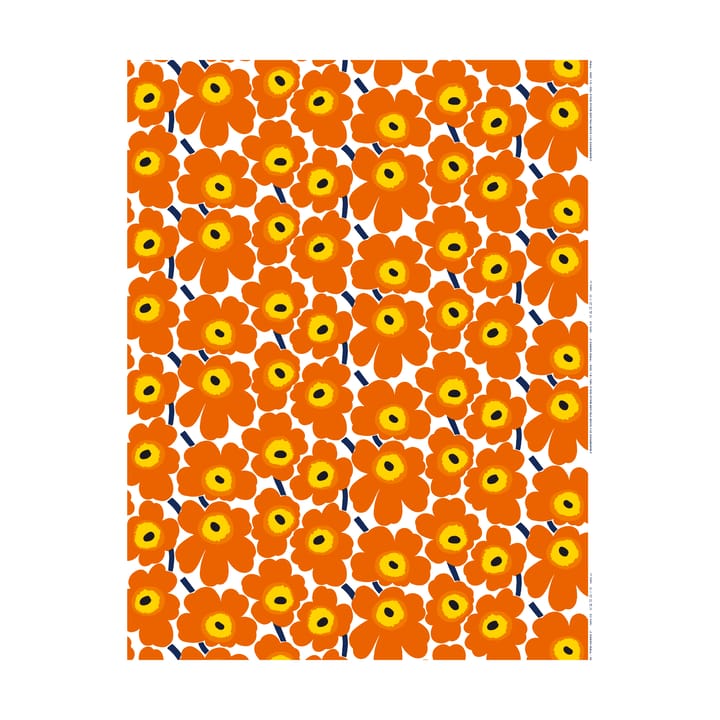 Toile cirée Pieni Unikko - Orange - Marimekko