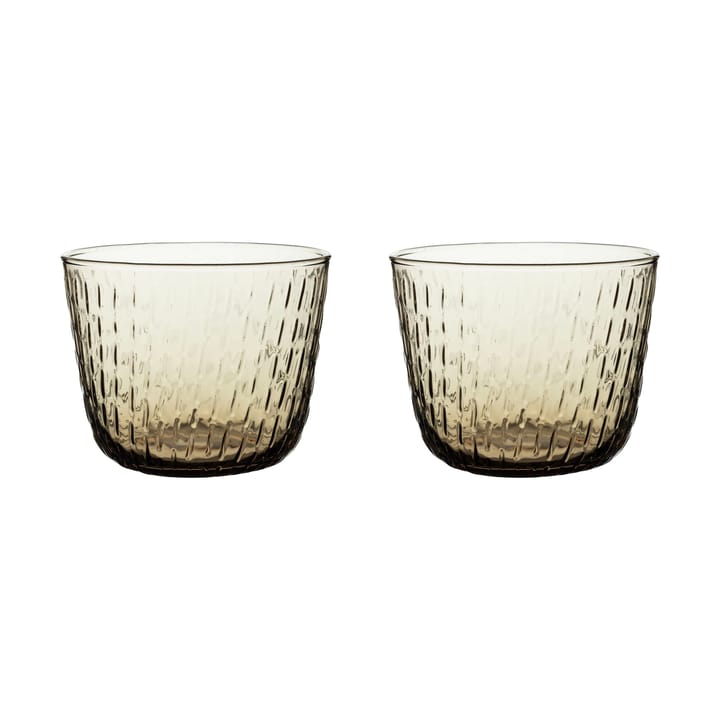 Verre Syksy 2 dl, lot de 2 - Brown - Marimekko