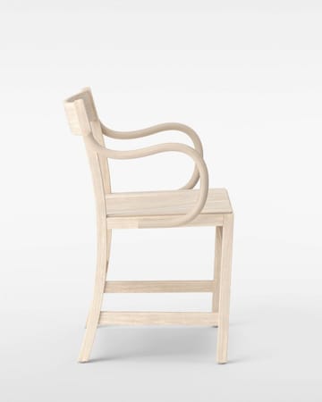 Fauteuil Waiter XL - Hêtre huilé blanc - Massproductions