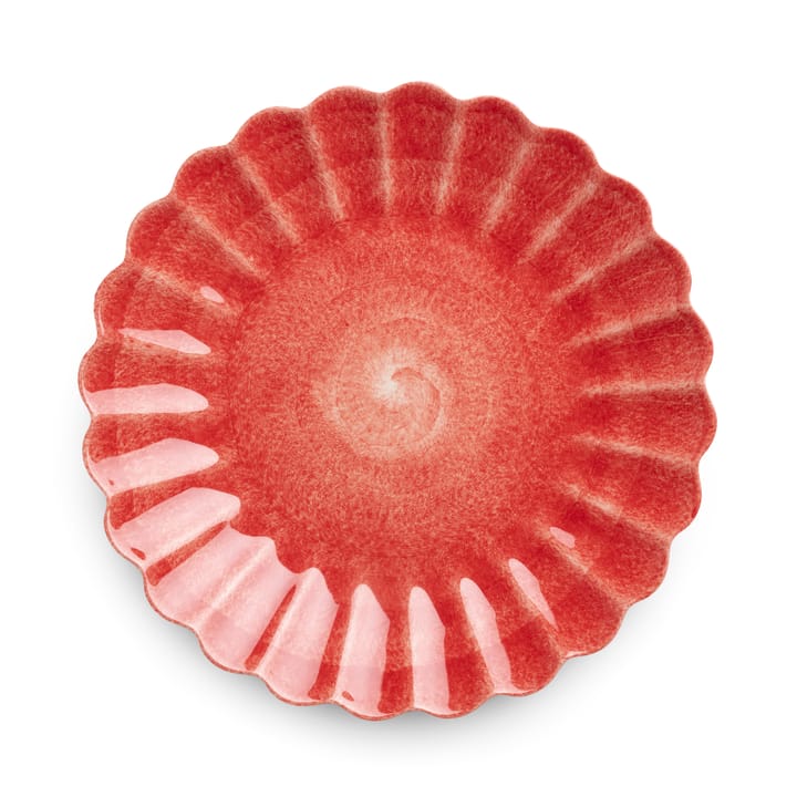 Assiette Oyster 28 cm - Rouge - Mateus