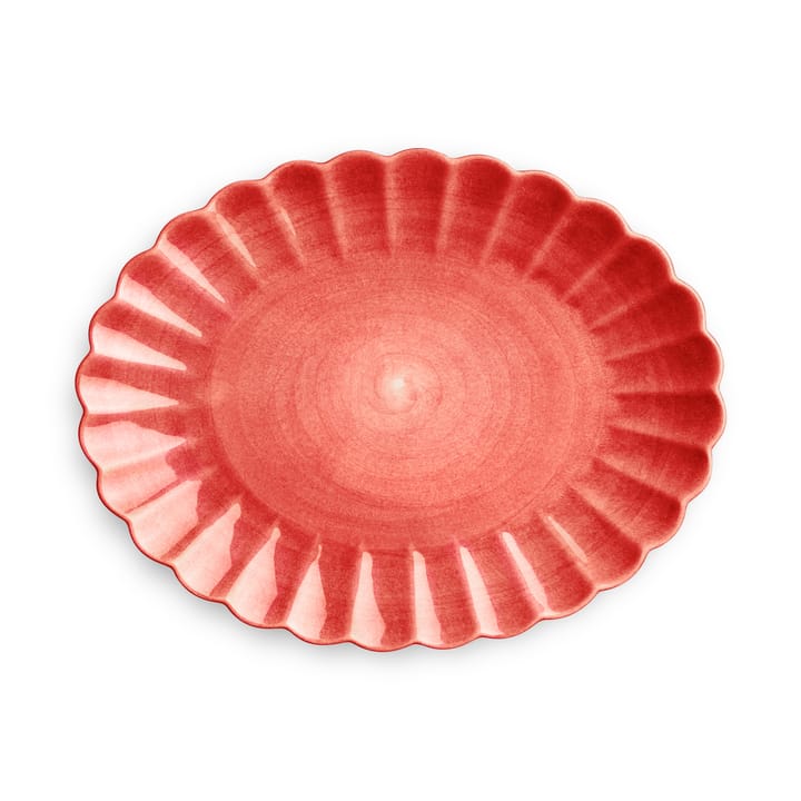 Plat Oyster 30x35 cm - Rouge - Mateus