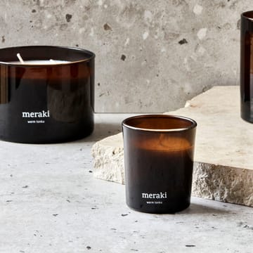 Bougie parfumée Meraki 12 heures lot de 2 - Tonka chaud - Meraki