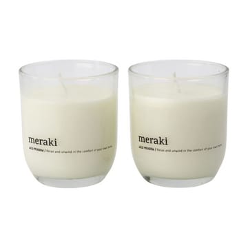 Bougie parfumée Meraki 22 heures Lot de 2 - Wild meadow - Meraki