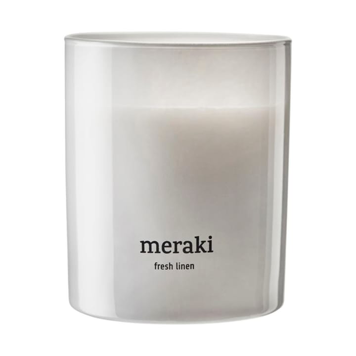 Bougie parfumée Meraki, 35 heures, Linge frais Meraki