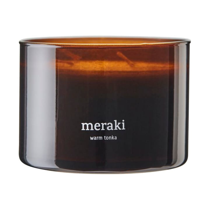 Bougie parfumée Meraki, 60 heures, Tonka chaud Meraki