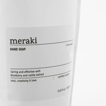 Recharge de savon pour les mains Meraki 1000 ml - Rosée de lin - Meraki