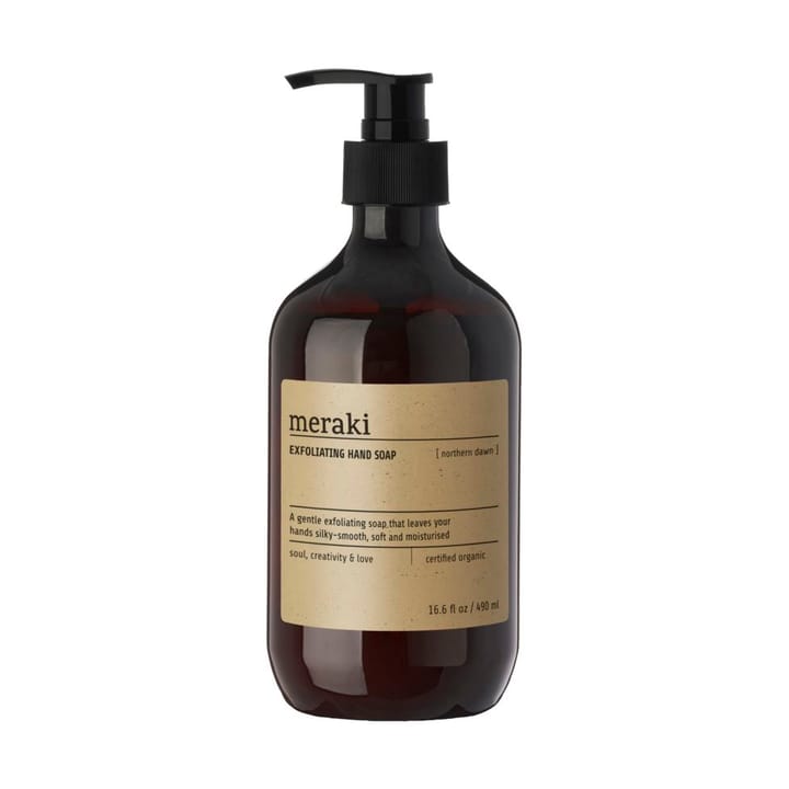 Savon exfoliant pour les mains Meraki 490 ml, Aurore boréale Meraki