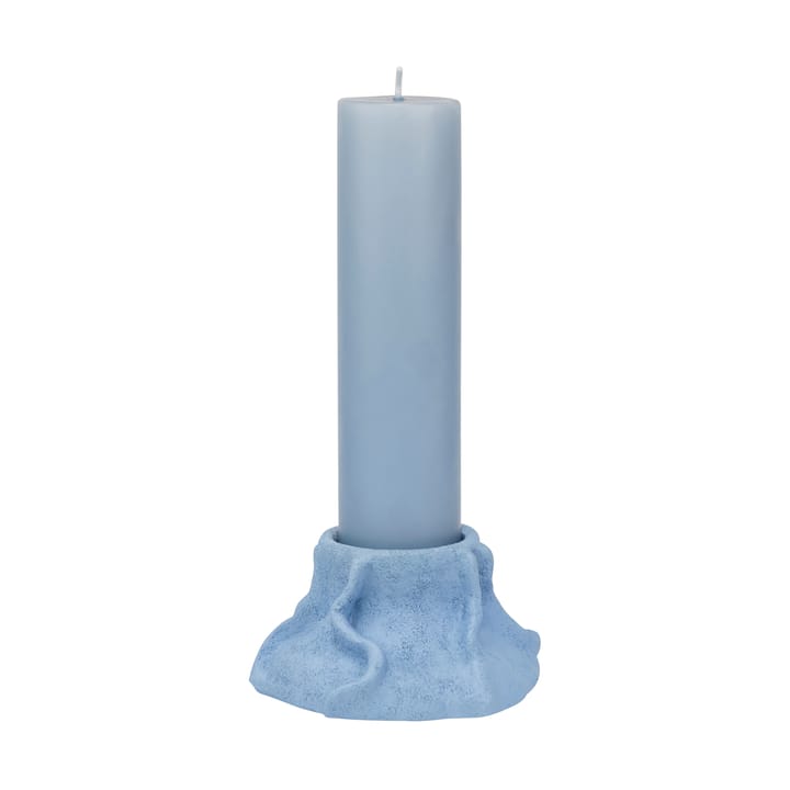 Bougeoir en lave Art Piece Ø 12,5 cm, Light blue Mette Ditmer