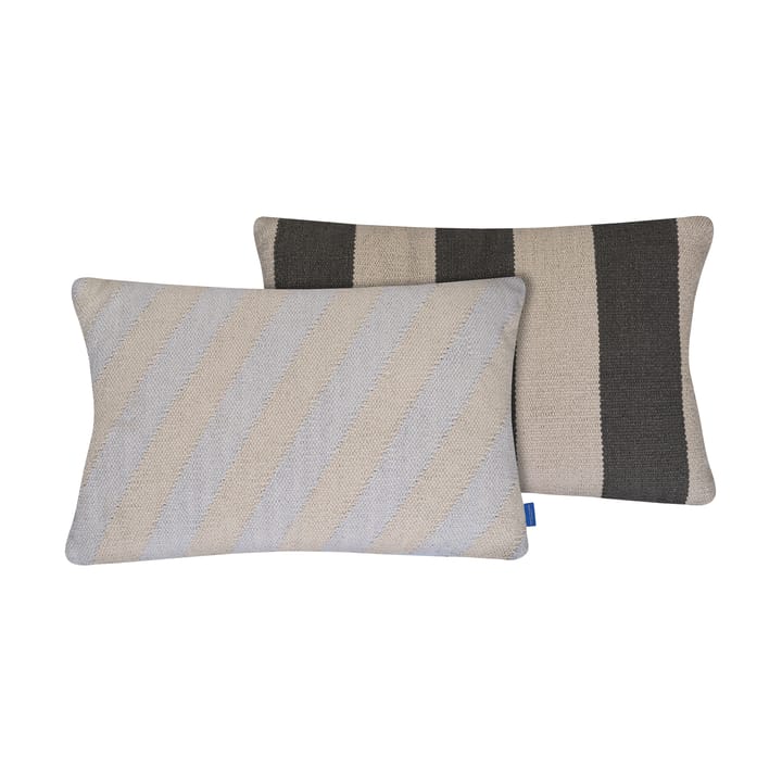 Housse de coussin Across Kelim, Light grey , 40x60 cm Mette Ditmer