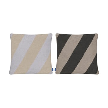 Housse de coussin Across Kelim - Light grey, 50x50 cm - Mette Ditmer