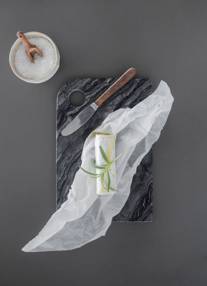 Plateau Marble medium 20x30 cm, Black-grey Mette Ditmer