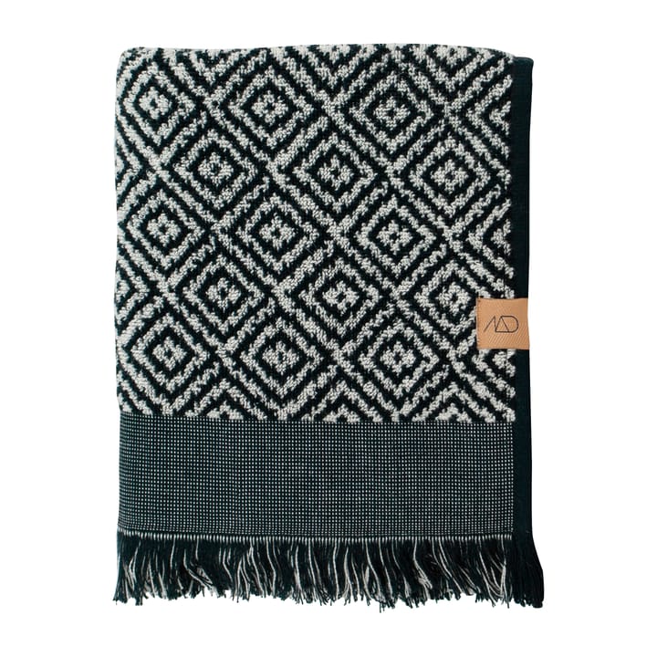 Serviette Morocco 50x90 cm - Black-white - Mette Ditmer