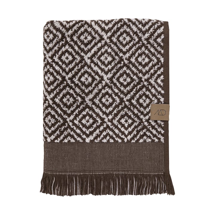 Serviette Morocco 50x90 cm - Chocolat-blanc cassé - Mette Ditmer