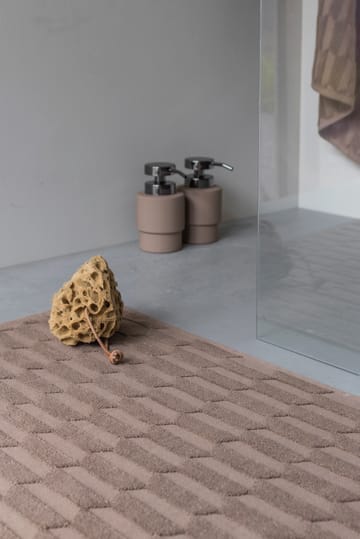 Tapis de bain Geo 50x80 cm - Nougat - Mette Ditmer