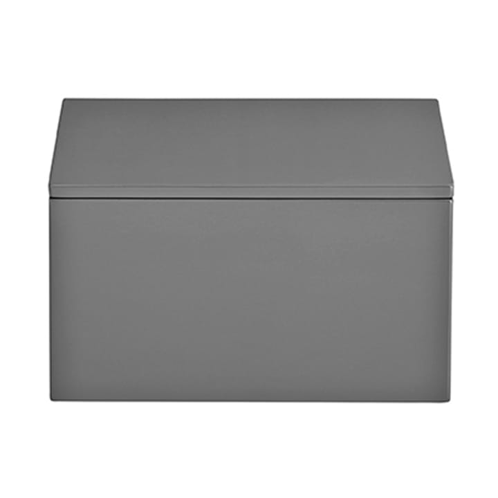 Boîte de rangement laquée Lux 19x19x10,5 cm - Anthracite - Mojoo