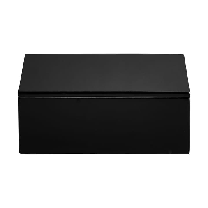 Boîte de rangement laquée Lux 19x19x7 cm - Black - Mojoo