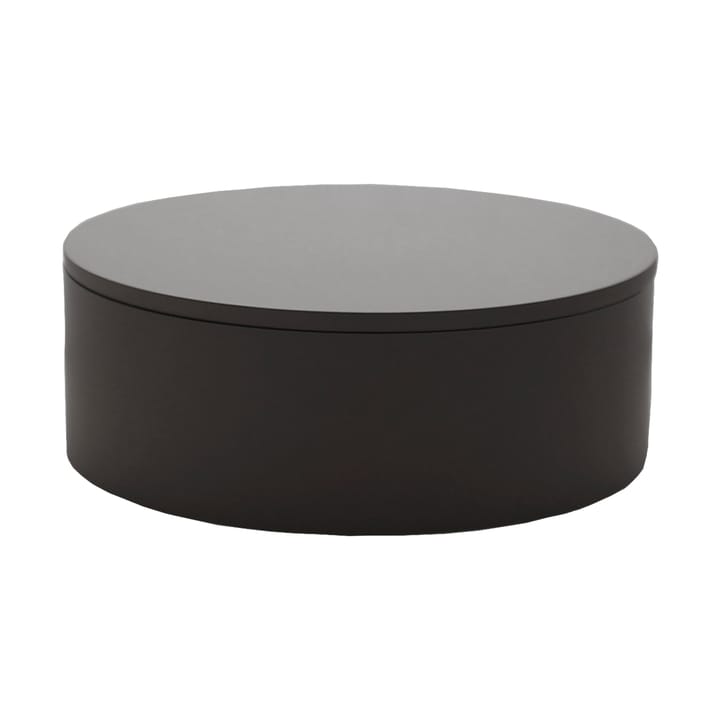 Boîte de rangement laquée Matt Ø20x7 cm - Black - Mojoo