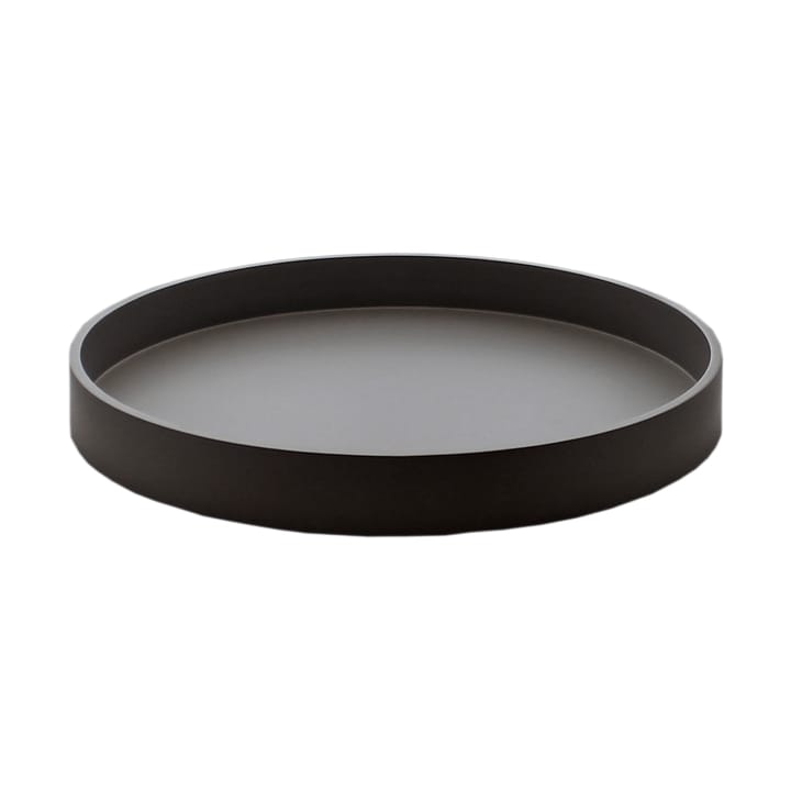 Plateau de décoration laqué Matt Ø30x4 cm - Black - Mojoo