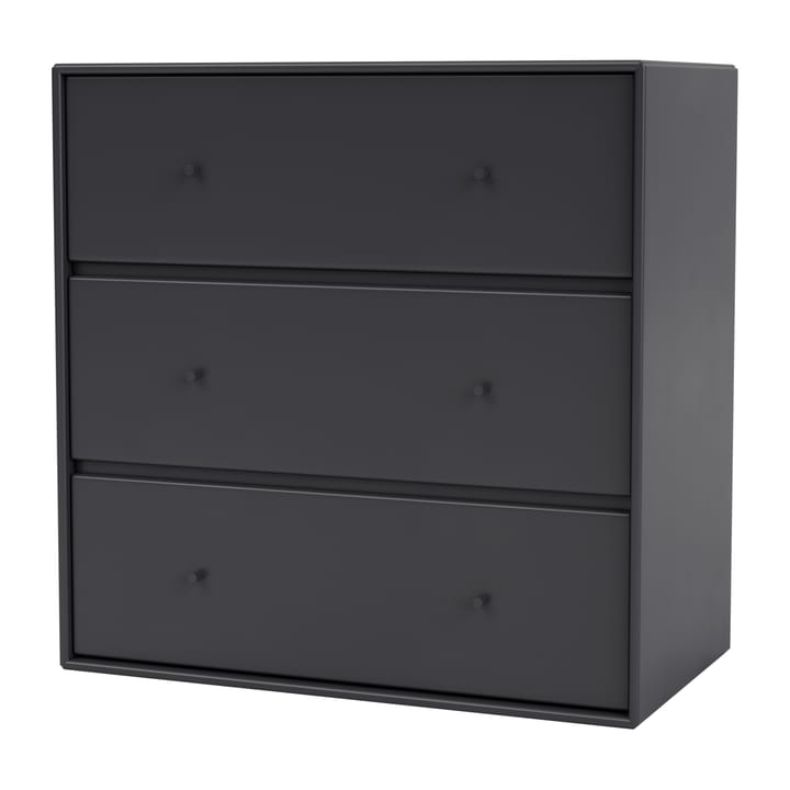 Commode CARRY 3 tiroirs, Anthracite Montana