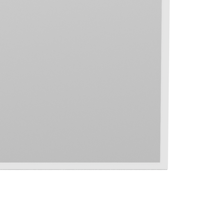 Miroir Montana Rectangular 69,6x105 cm - NewWhite - Montana