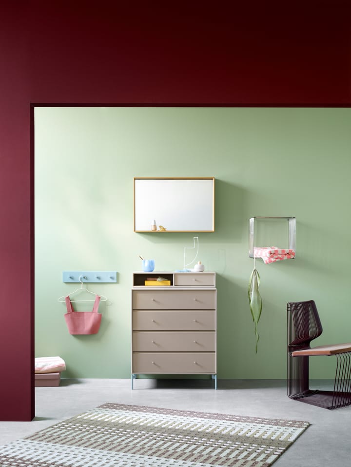 Miroir Shelfie Colour Frame 46,8x69,6 cm, Cumin Montana