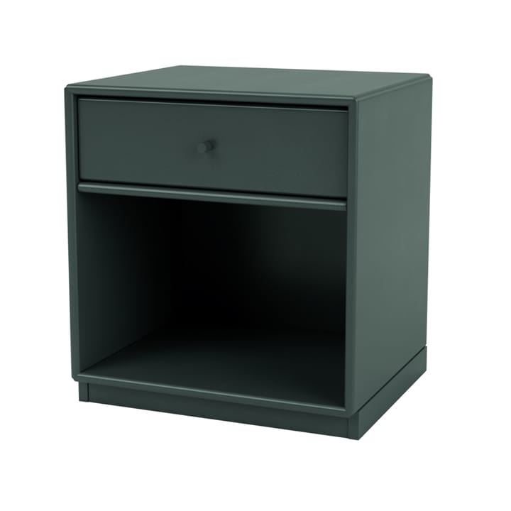 Table de chevet Dream - black jade 163, socle 3 cm - Montana