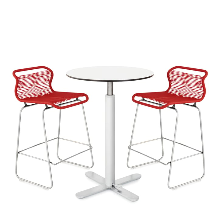 Tabouret de bar Panton One kitchen, carmen, acier inoxydable Montana