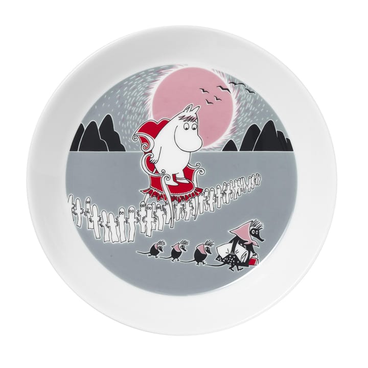 Assiette Moomin à l´aventure - gris - Moomin Arabia