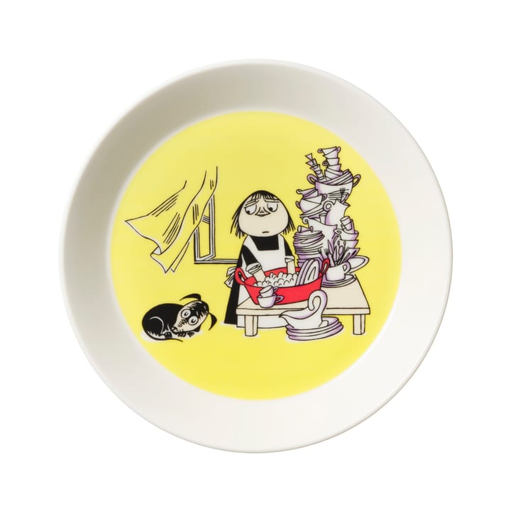 Assiette Moomin Misabel jaune - Jaune - Moomin Arabia