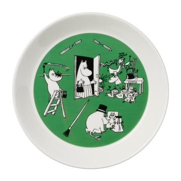 Assiette Moomin Teckning & Jul 2 Pièces - Ø19 cm - Moomin Arabia