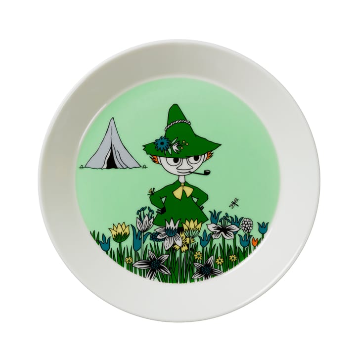 Assiette Pipo - vert - Moomin Arabia