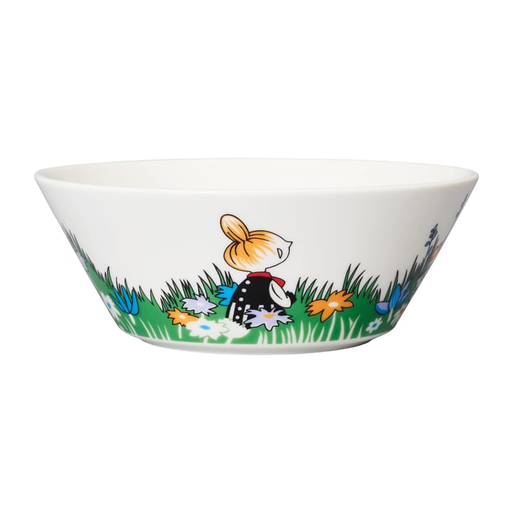 Bol Moomin Little My in the meadow, Blanc-multi Moomin Arabia