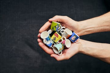 Mini tasses Moomin Lot de 6 Troisième classique - Multi - Moomin Arabia