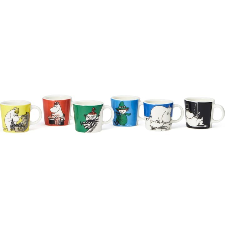 Mini tasses Moomin Premiers Classiques Lot de 6 - Multi - Moomin Arabia