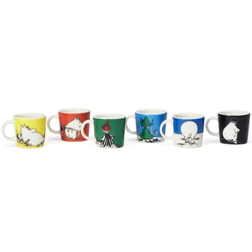 Mini tasses Moomin Premiers Classiques Lot de 6 - Multi - Moomin Arabia