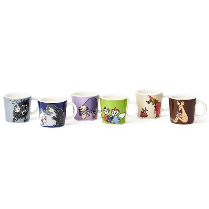 Mini tasses Mumin Lot de 6 Andra classic - Multi - Moomin Arabia