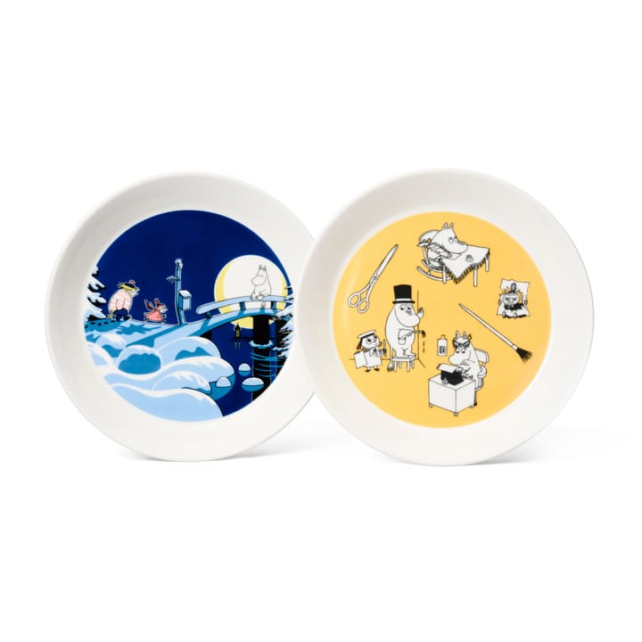 Set de assiettes Office & Winternight - Ø19 cm - Moomin Arabia