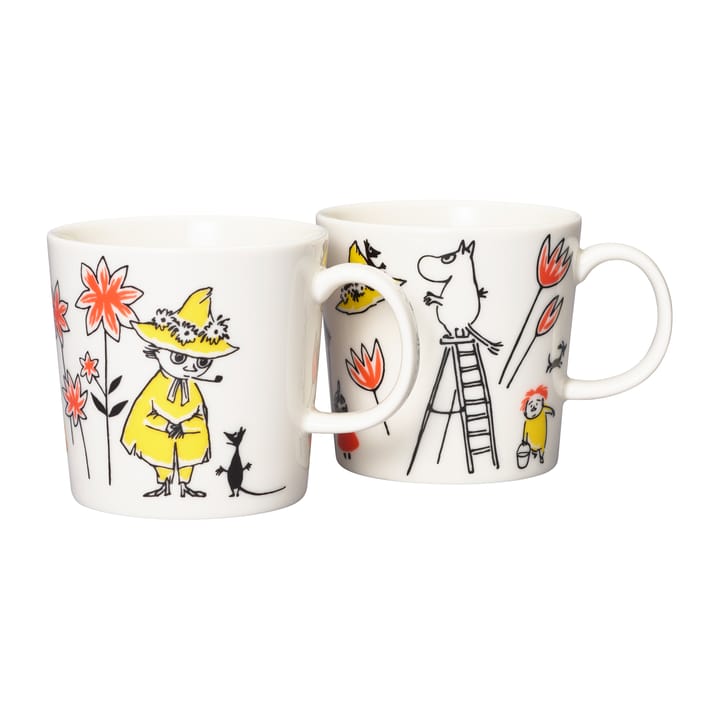 Tasse Moomin Arabia x Croix Rouge ABC Mix Lot de 2 - 30 cl - Moomin Arabia