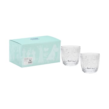 Verre Moomin 28 cl Lot de 2 - Transparent - Moomin Arabia