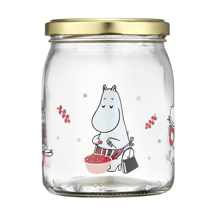 Bocal en verre Moomin 50 cl, Berries Muurla